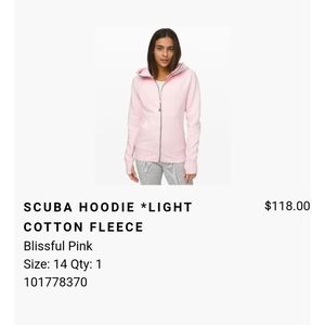 Lululemon Scuba Hoodie
